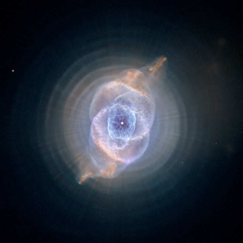 Cat's Eye Nebula — a pillar of cosmic light